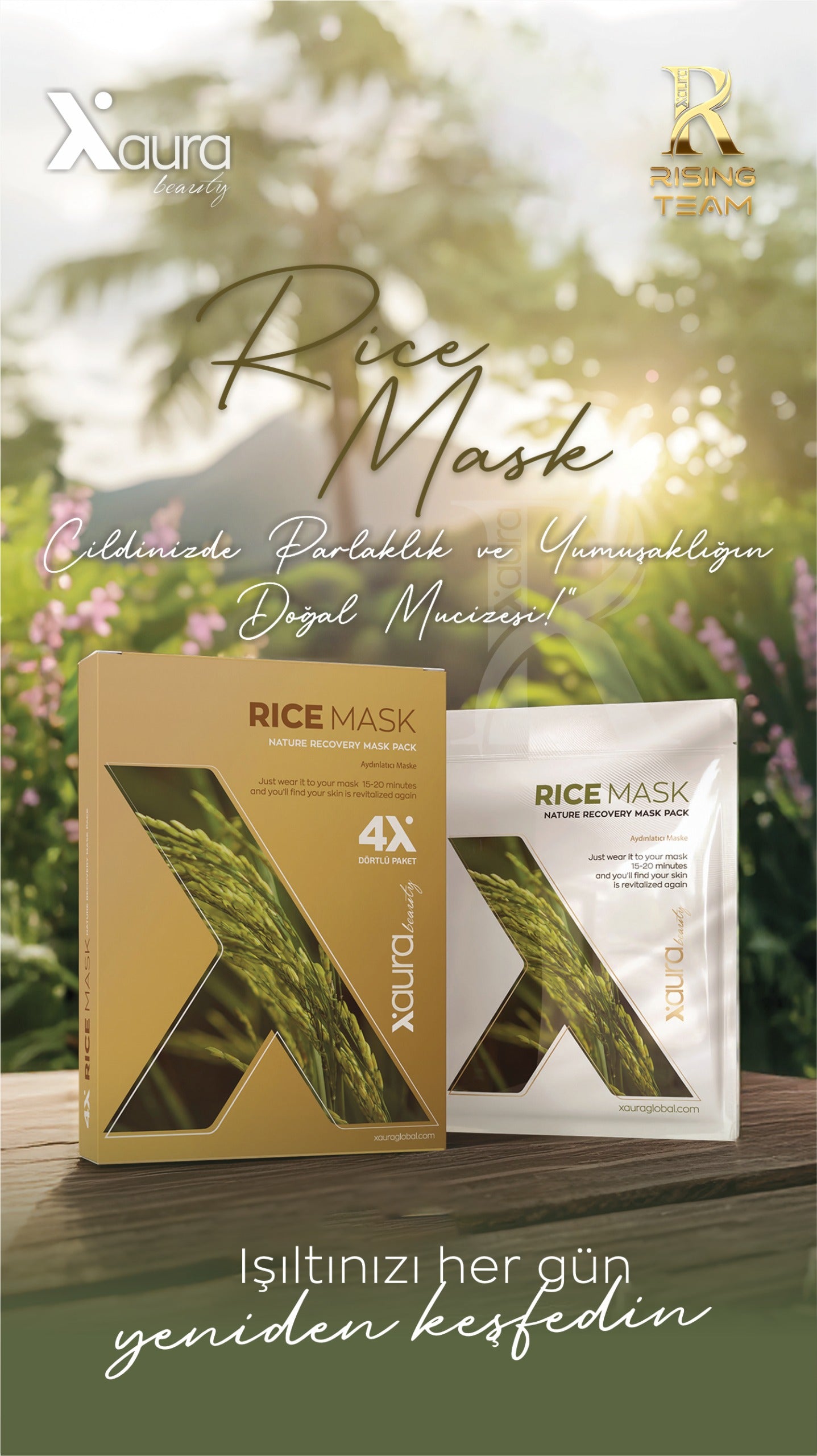 Xaura Beauty Rice Mask