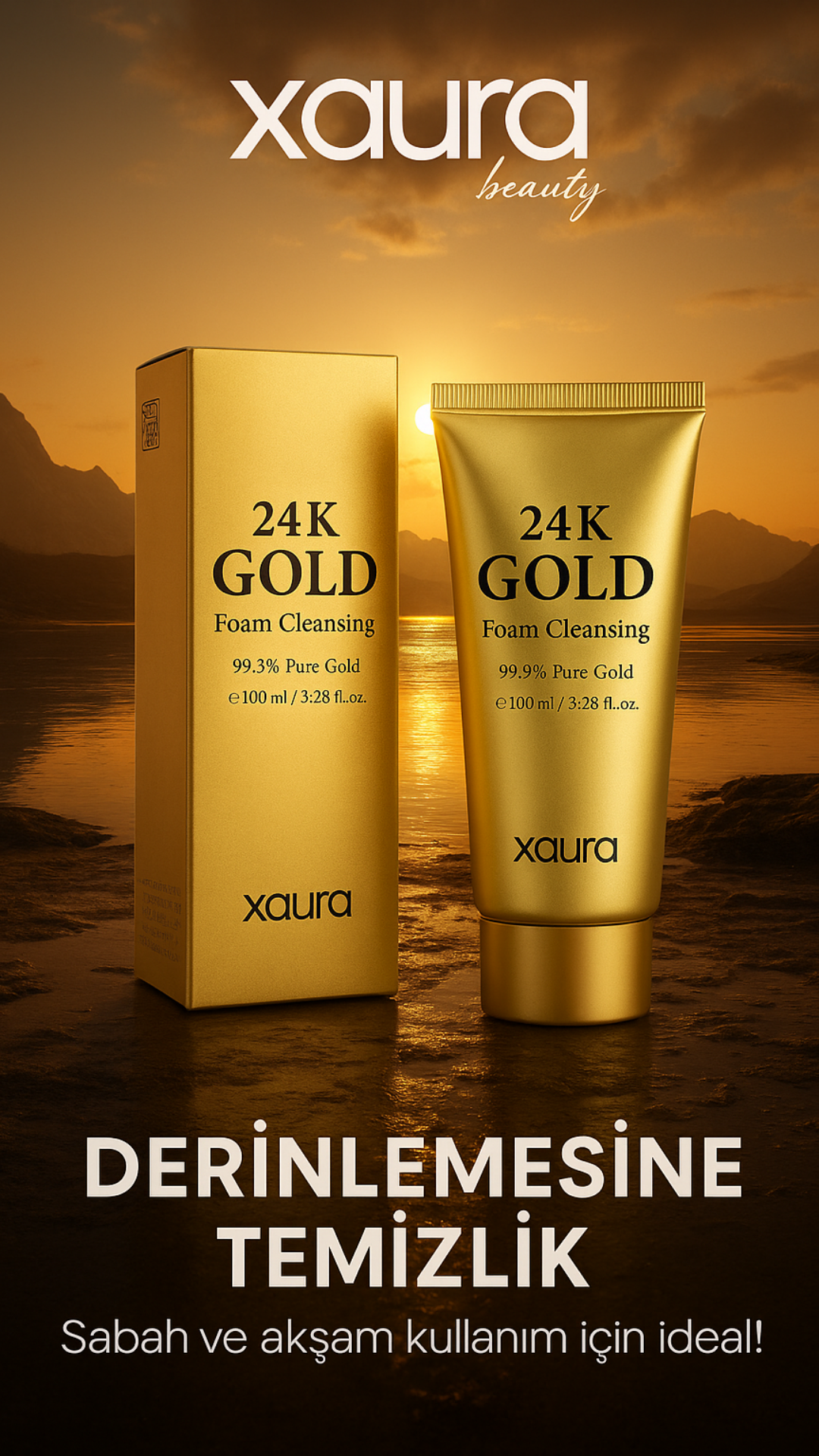 24K Gold Foam Cleansing