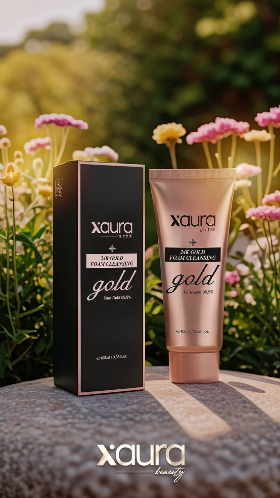 24K Gold Foam Cleansing